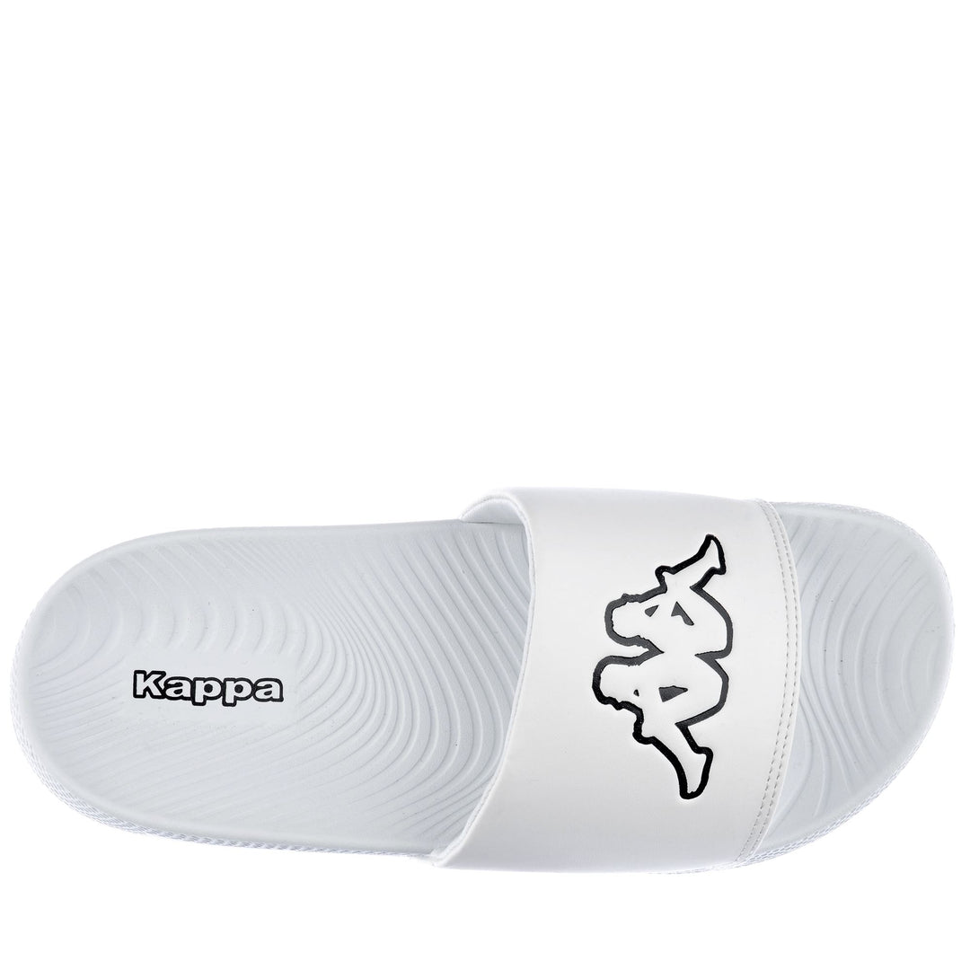 Grey and Black Unisex Swimming Flip-Flops with Rubber Outsole main