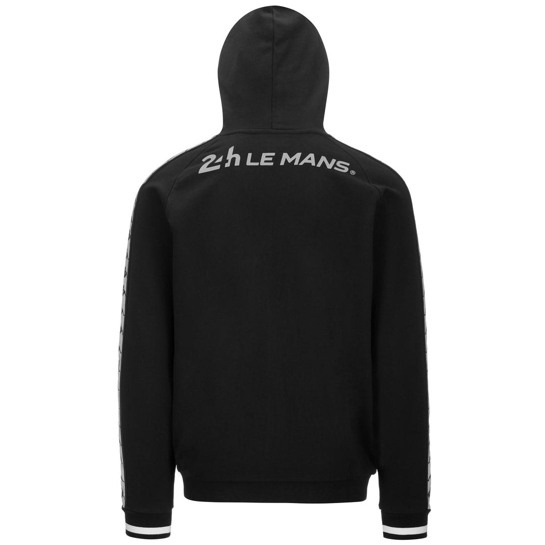 Black Men's Regular Fit Cotton Hoodie for Motor Racing main