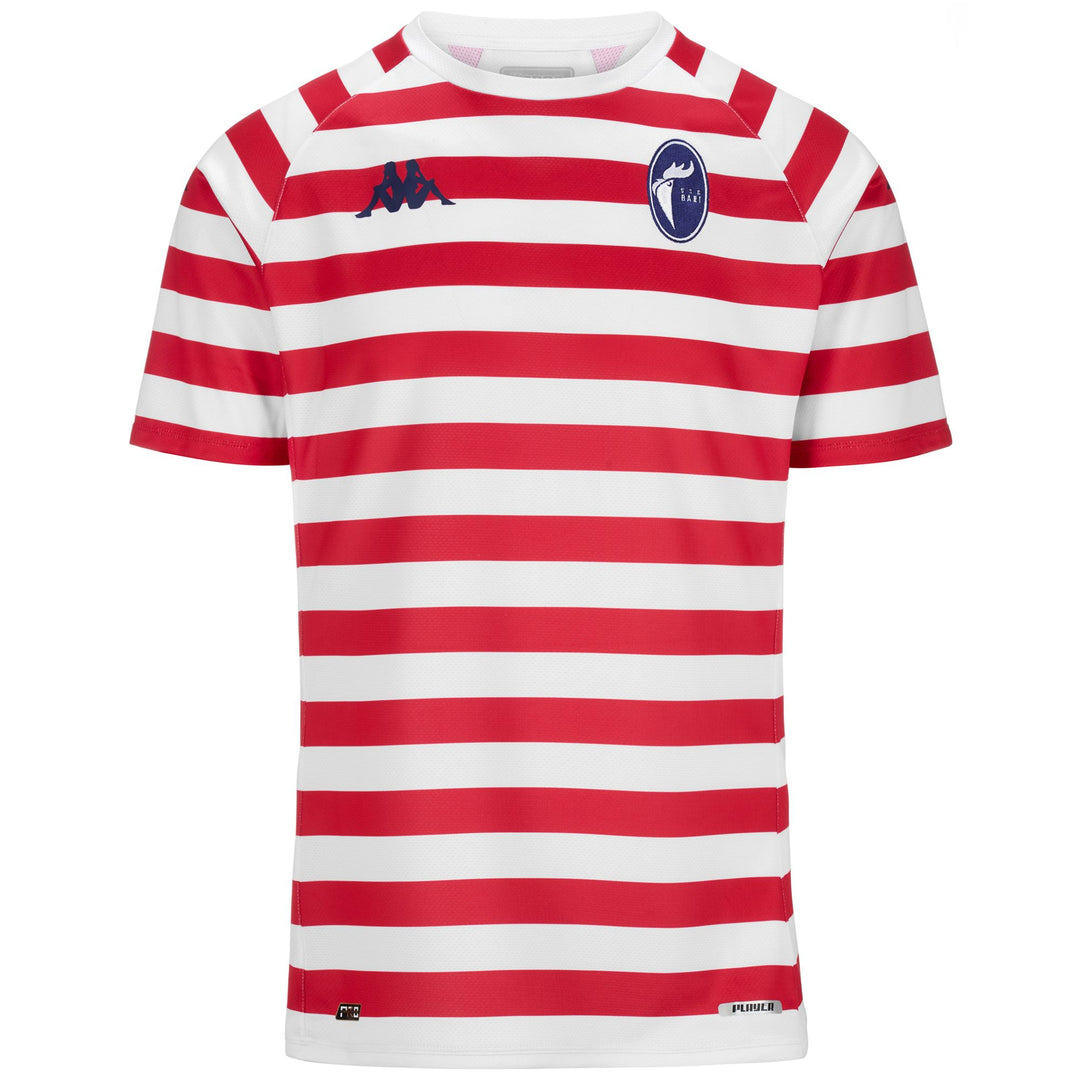 Active Jerseys Man ABOAPRE PRO 7 SSC BARI Shirt WHITE-RED Photo (jpg Rgb)			