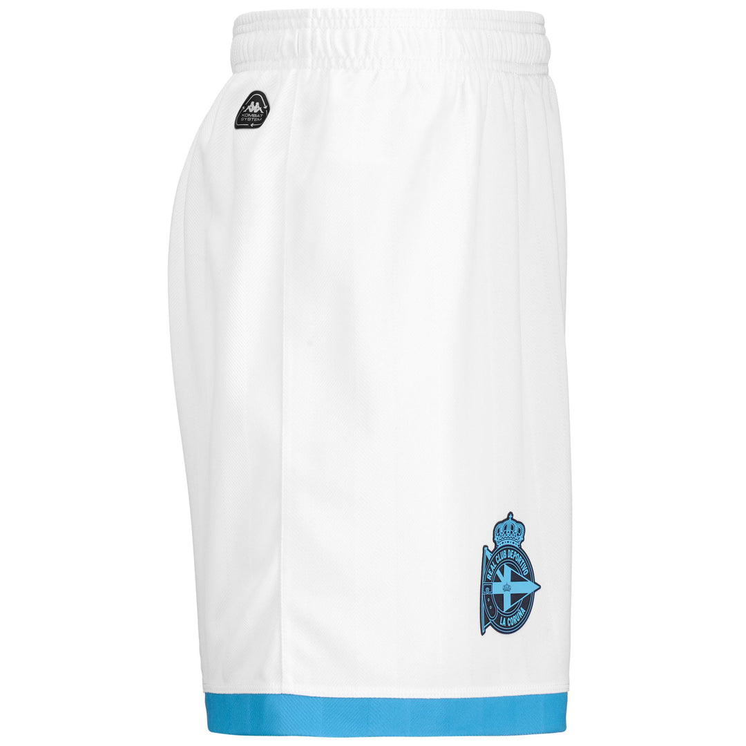White Men's Regular Fit Deportivo de La Coruña Football Shorts main