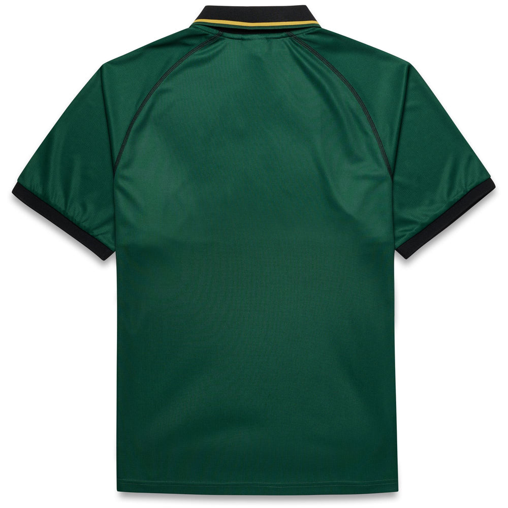 Polo de sport vert pour homme, coupe confortable 02