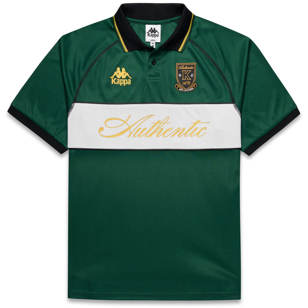 Polo de sport vert pour homme, coupe confortable 01
