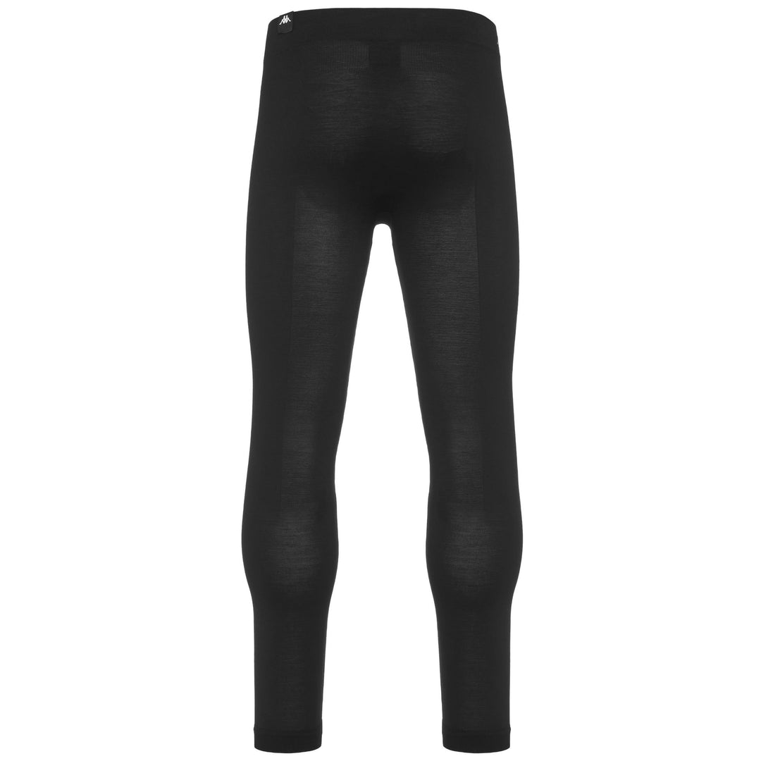 Calzoncillos largos de esquí unisex de lana negros con termorregulación main