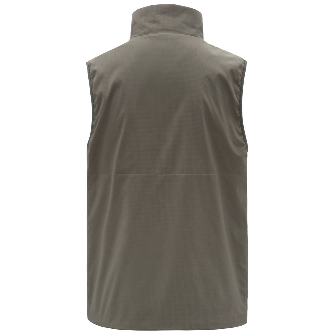 Gilet de ski vert pour homme avec technologies de protection contre l'eau et de respirabilité main