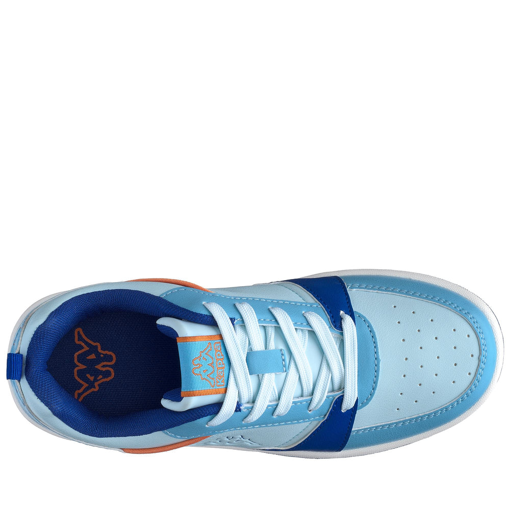 LOGO SHAY KID - Sneakers - Low Cut - Kid unisex - AZURE DELICATE-AZURE CELESTE-BLUE SAPPHIRE 02