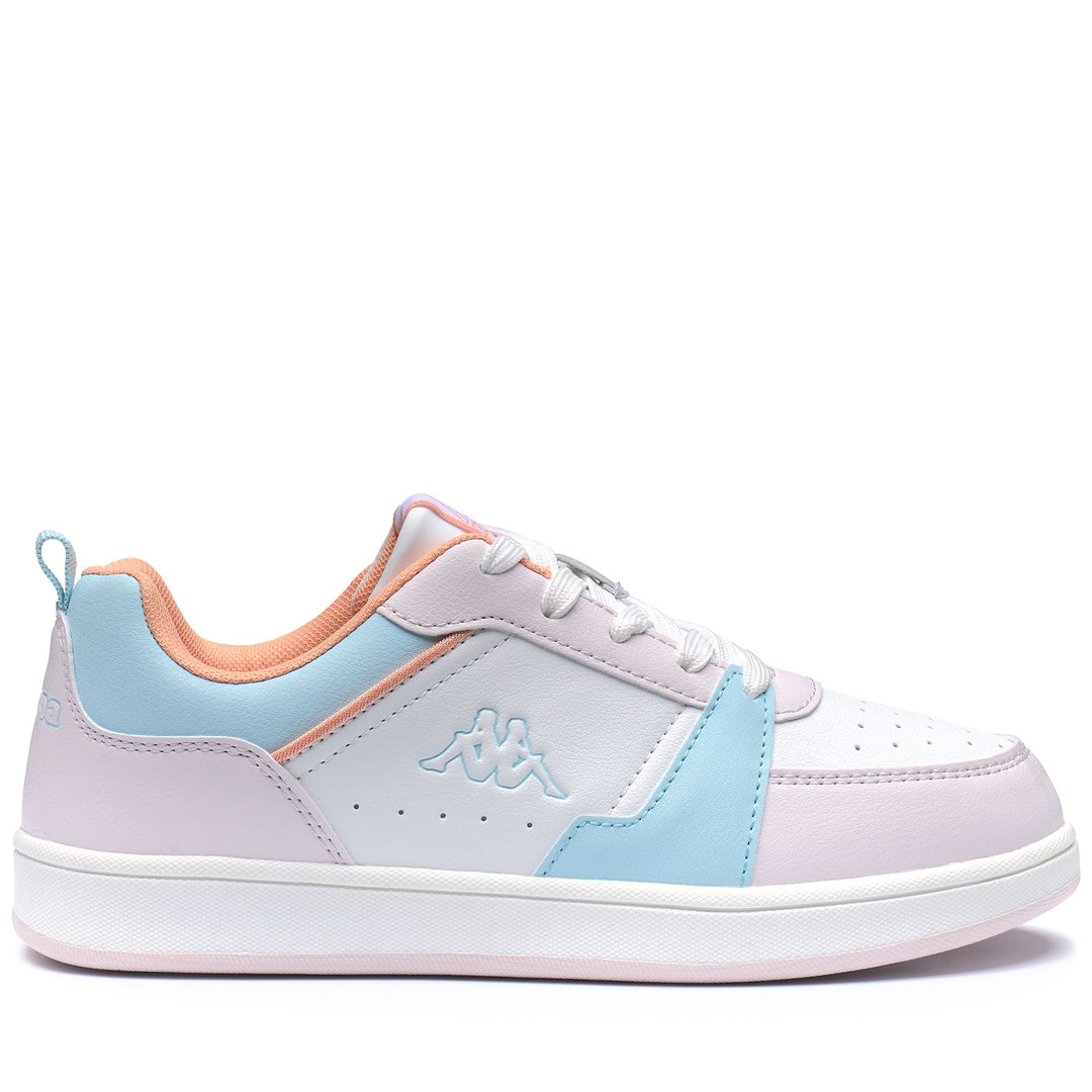 LOGO SHAY KID - Sneakers - Low Cut - Kid unisex - WHITE-PINK CALCITE-AZURE CELESTE main