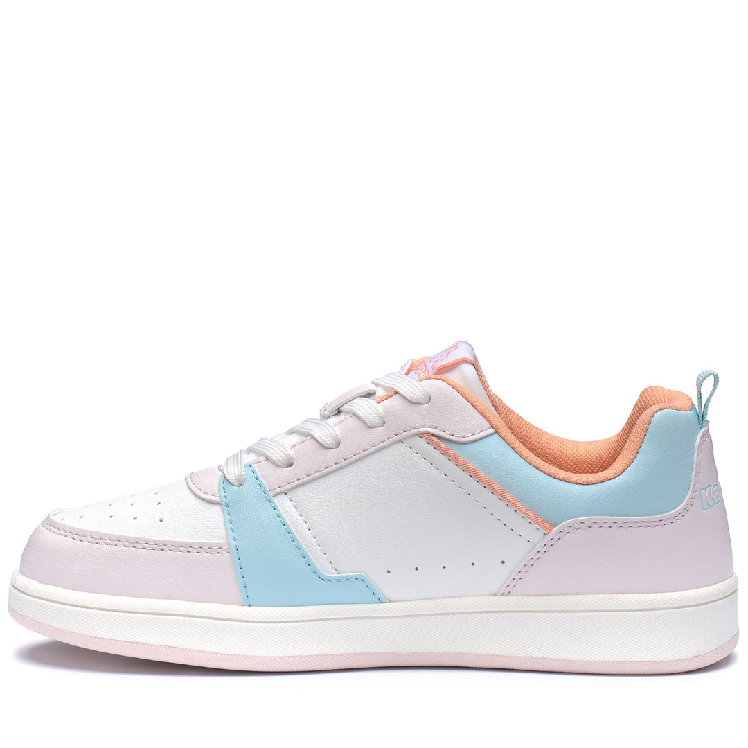 LOGO SHAY KID - Sneakers - Low Cut - Kid unisex - WHITE-PINK CALCITE-AZURE CELESTE main
