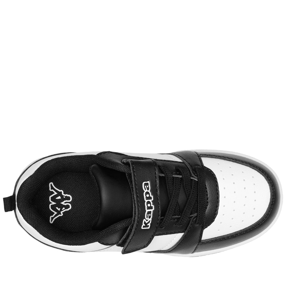 LOGO  SHAY EV KID - Sneakers - Low Cut - Kid unisex - WHITE-BLACK 02