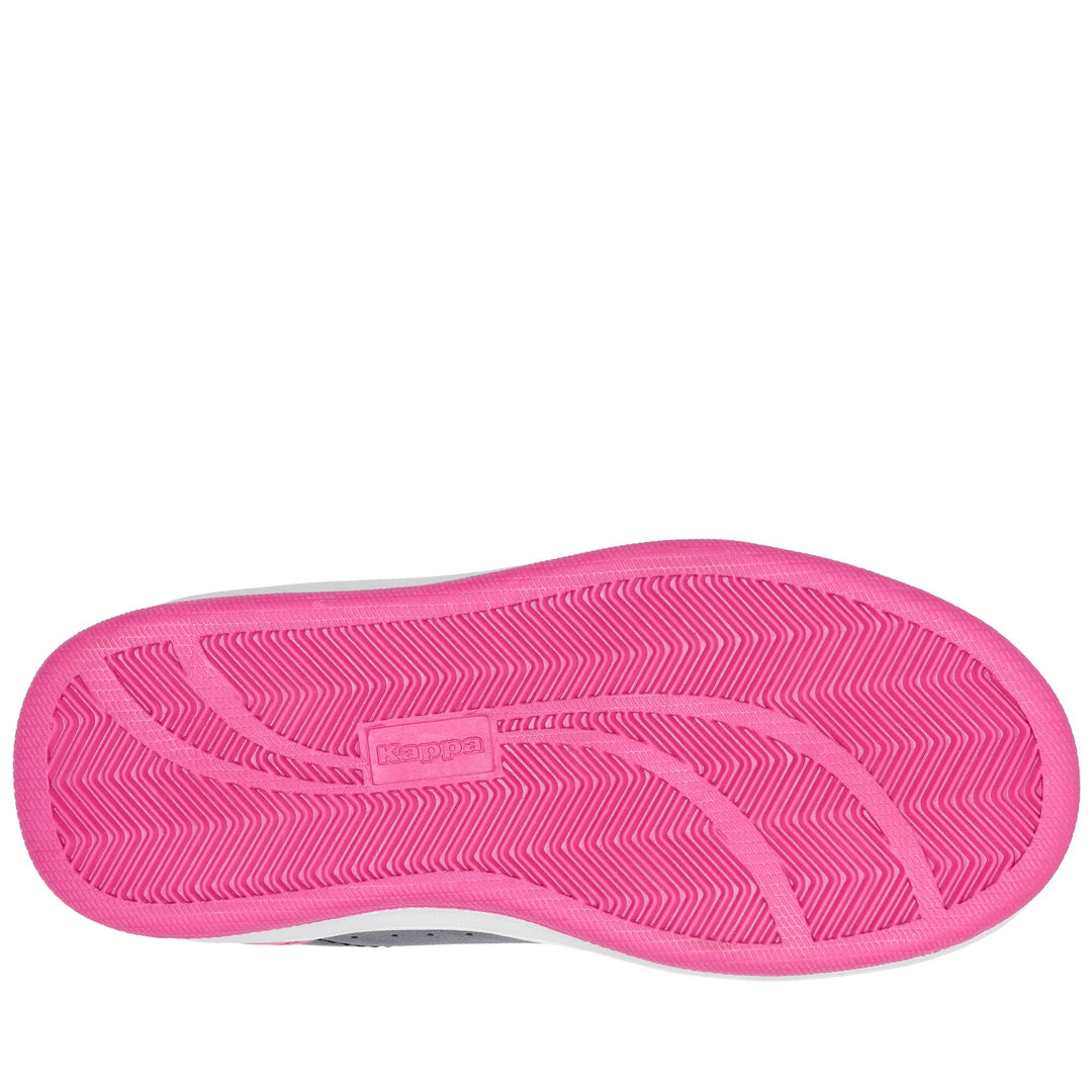 Black Fuchsia Kids' Low Cut Sneakers with Elastic Closure main