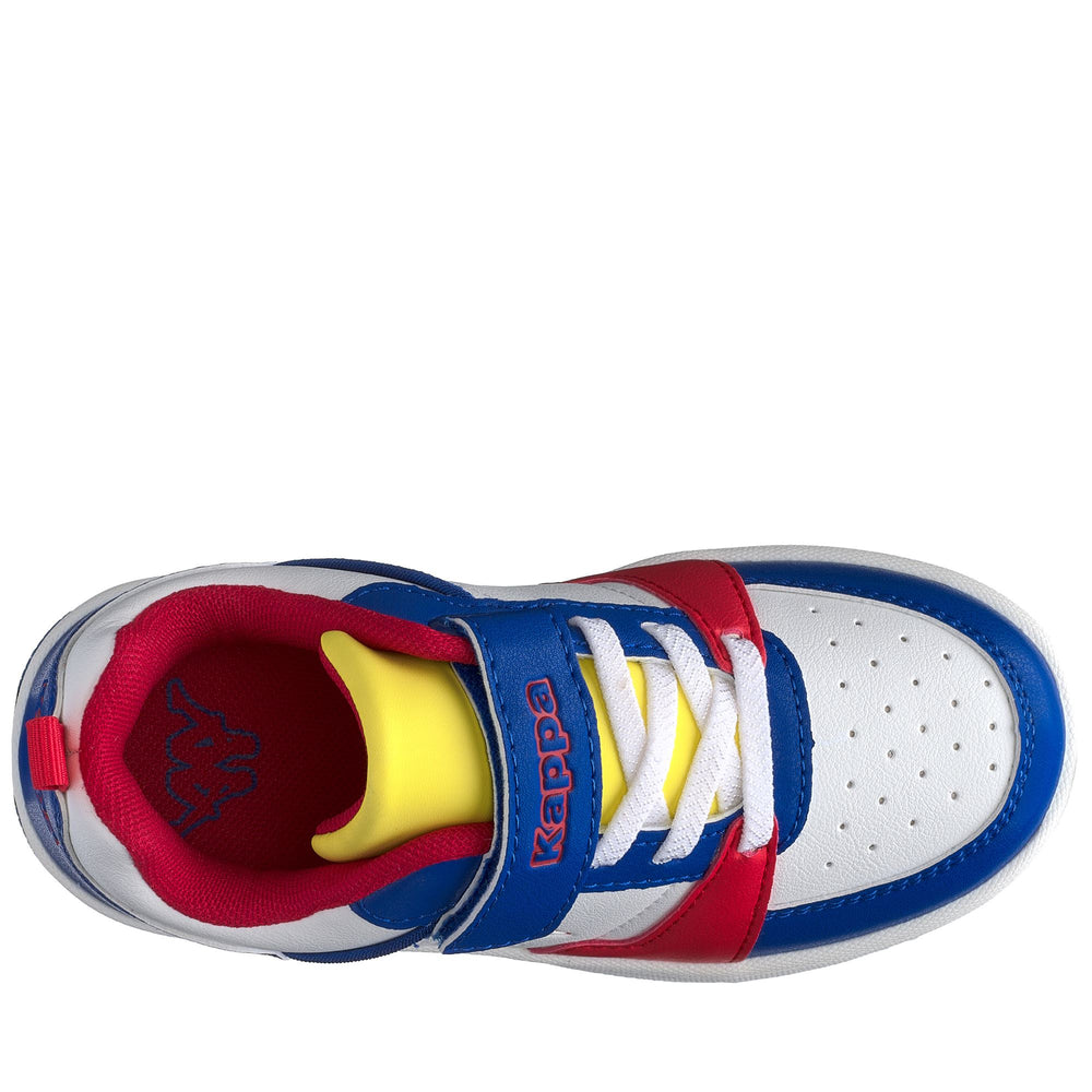 LOGO  SHAY EV KID - Sneakers - Low Cut - Kid unisex - WHITE-BLUE SAPPHIRE-RED CHINESE 02