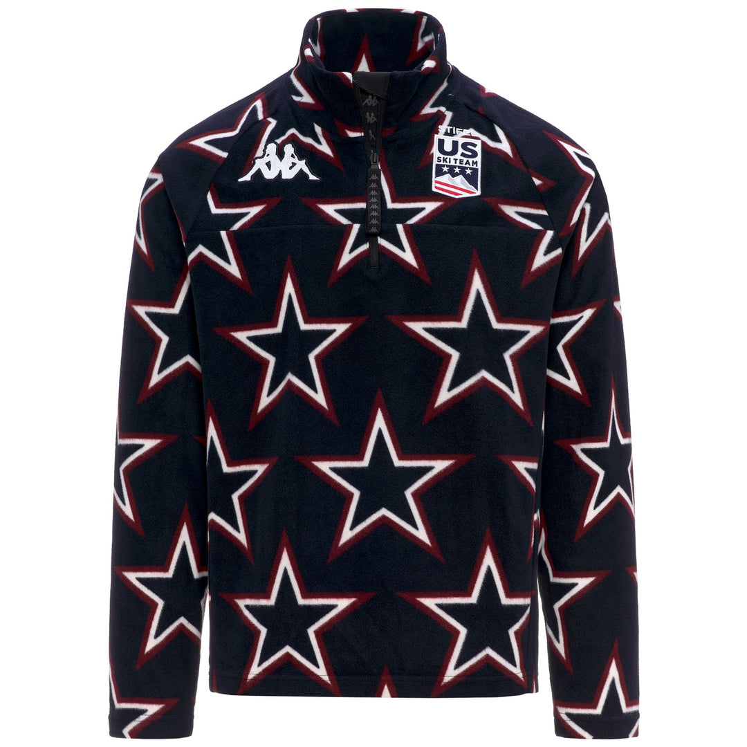 Blue unisex Microfleece Ski Jacket with Slim Fit main