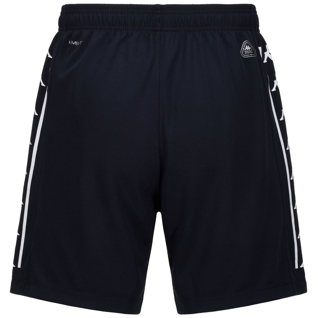 Black Men's Regular Fit Real Valladolid Football Shorts in Jacquard Fabric main