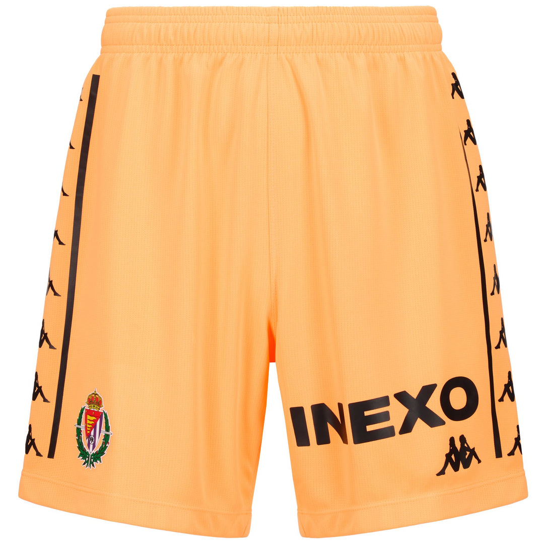 Pantalones cortos deportivos naranja neón para hombre con protección Hydro-Way 01