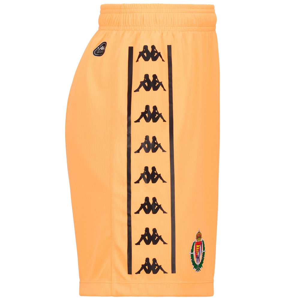 Pantalones cortos deportivos naranja neón para hombre con protección Hydro-Way 02