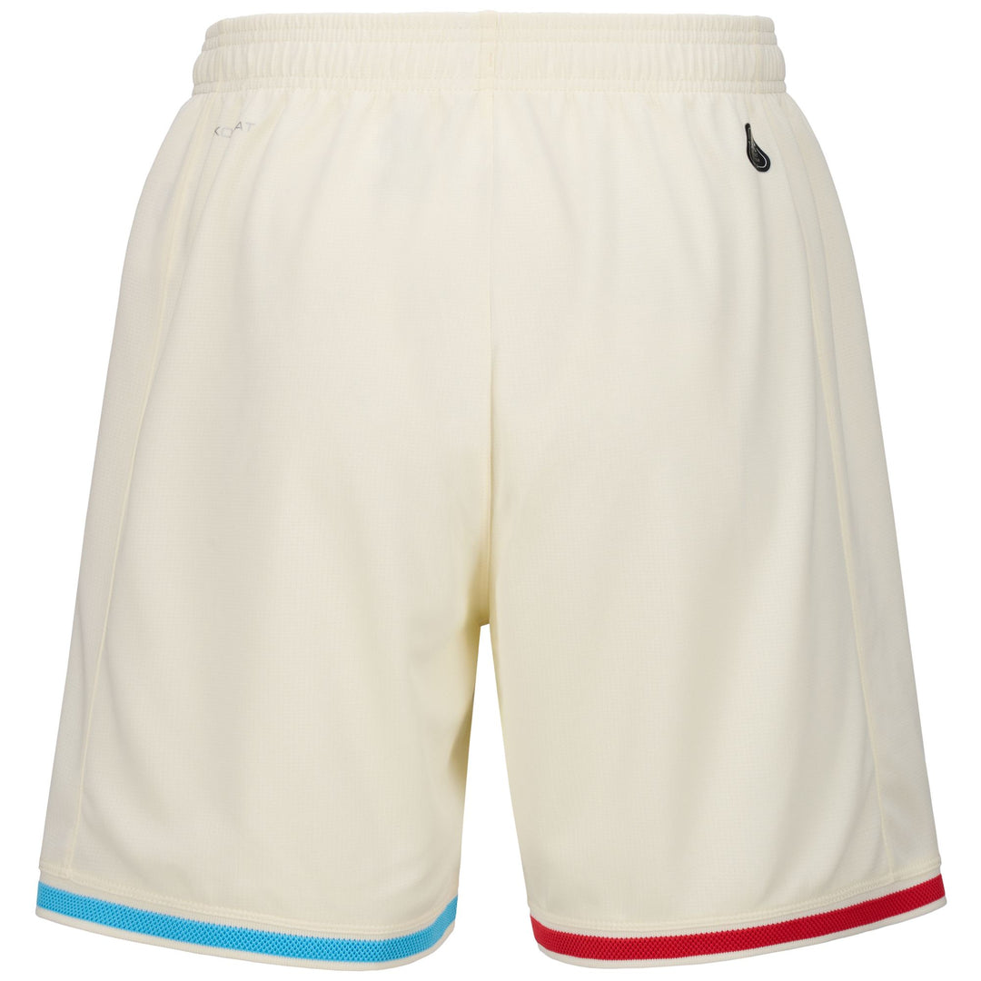 Pantaloncini sportivi da uomo bianchi in tessuto riciclato con protezione Hydro-Way main