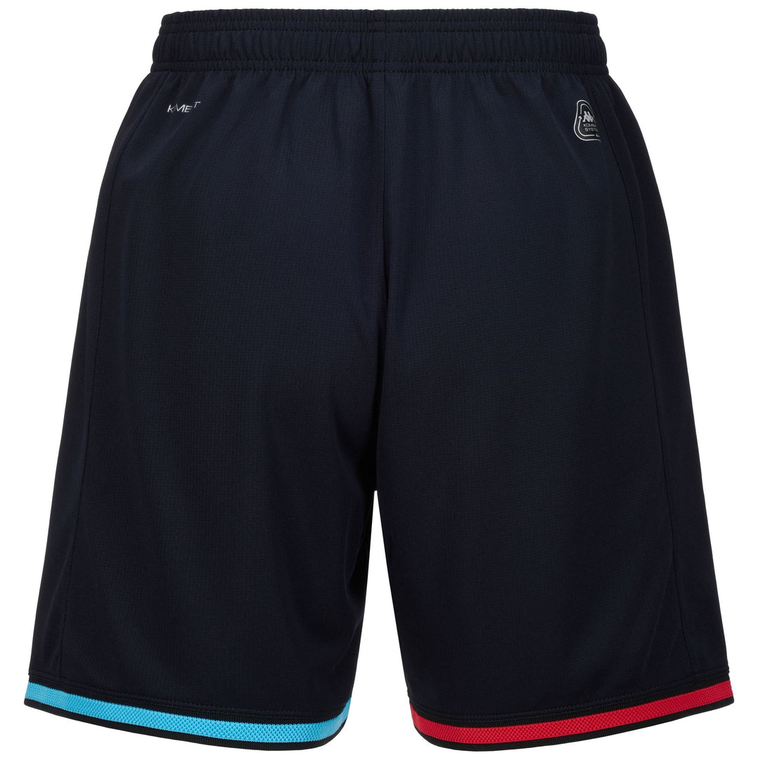 Short de football noir pour homme du Real Valladolid en tissu jacquard main