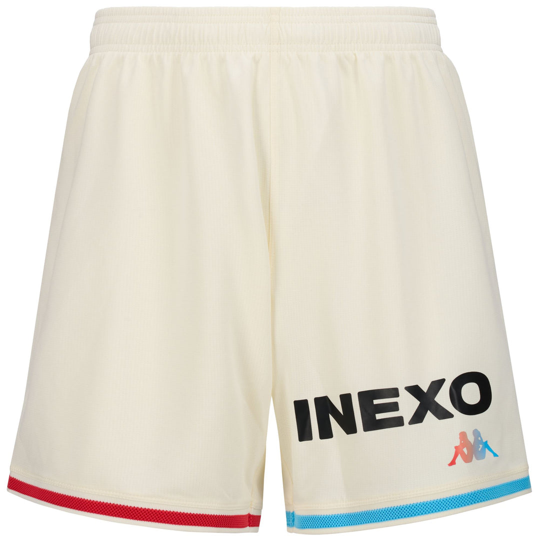 Pantalones cortos deportivos blancos para hombre con protección Hydro-Way 01