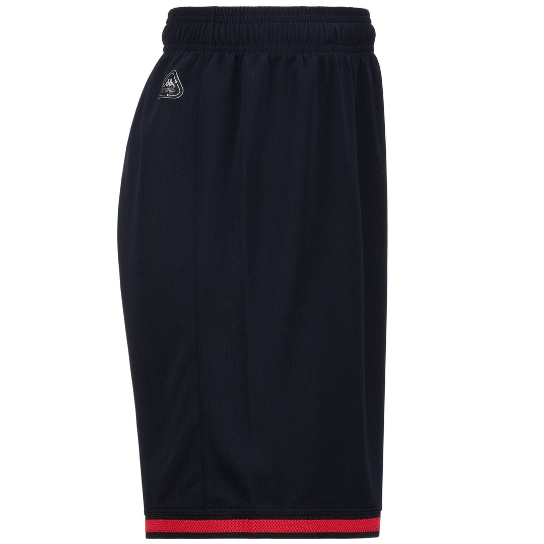 Pantaloncini sportivi da uomo neri e rossi con protezione Hydro-Way main