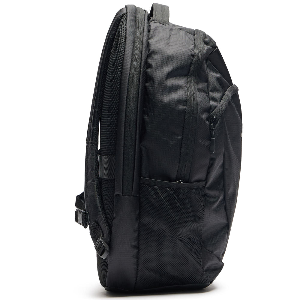 Black Unisex Technical Backpack in Ripstop Fabric 02