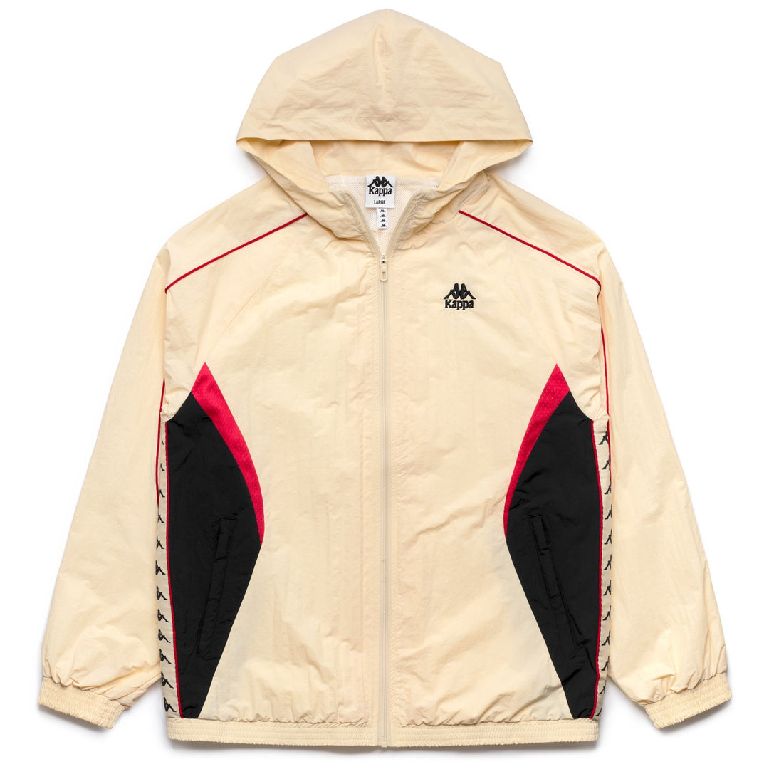 Beige Men's Comfort Fit Sportswear Sweatshirt with Mesh Inserts main