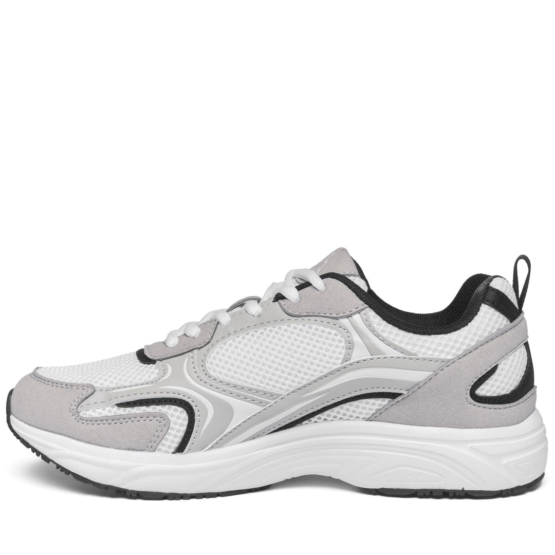 Grey Unisex Low Cut Sneakers with Memory Foam Insock main