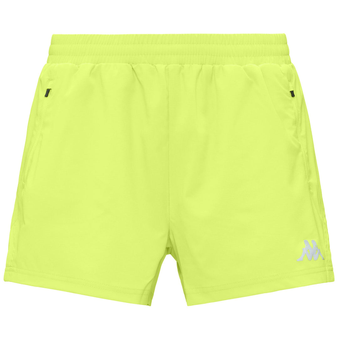 Green Men's Running Shorts with Inner Mesh Briefs main
