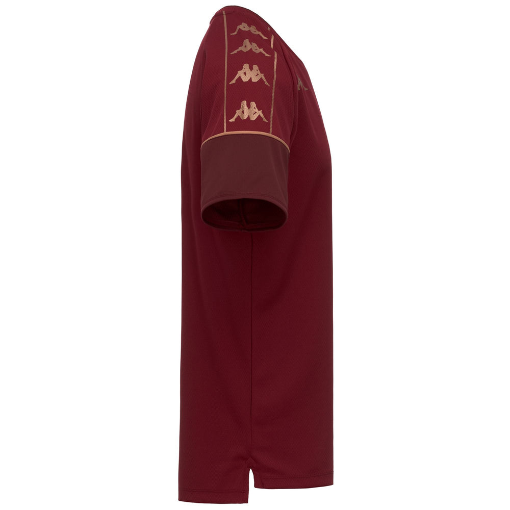Red Men's Slim Fit Soccer Training Shirt in Mesh Fabric 02