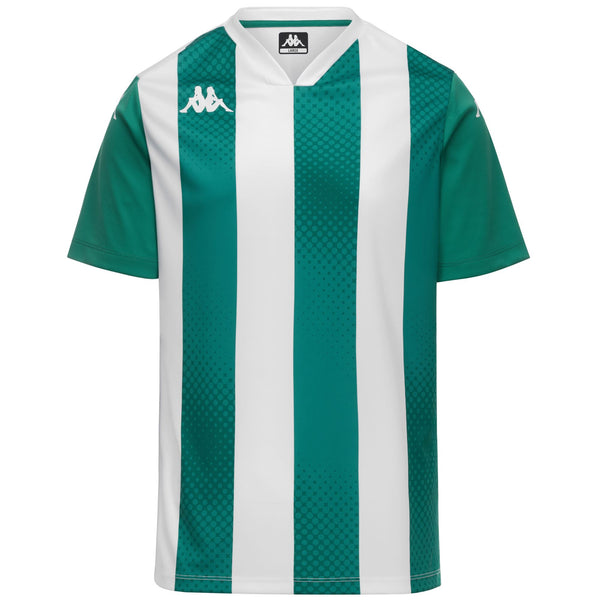 Grey Men's Slim Fit Soccer Shirt in Interlock Fabric | Kappa