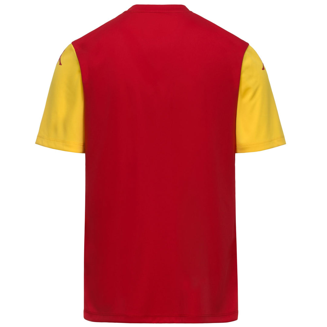 Red Men's Slim Fit Soccer Shirt in Interlock Fabric main