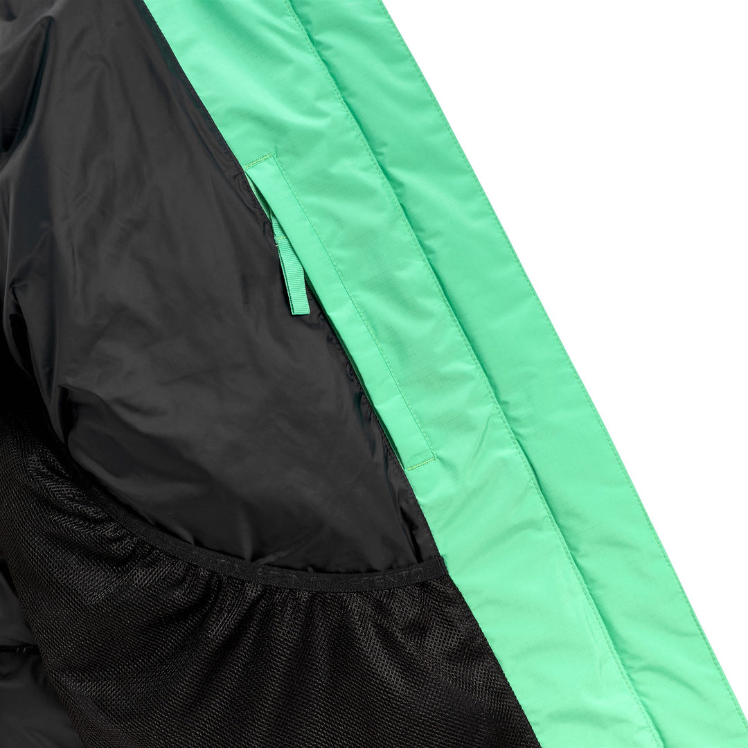Green black Unisex Mid Sports Jacket with Water Protection main