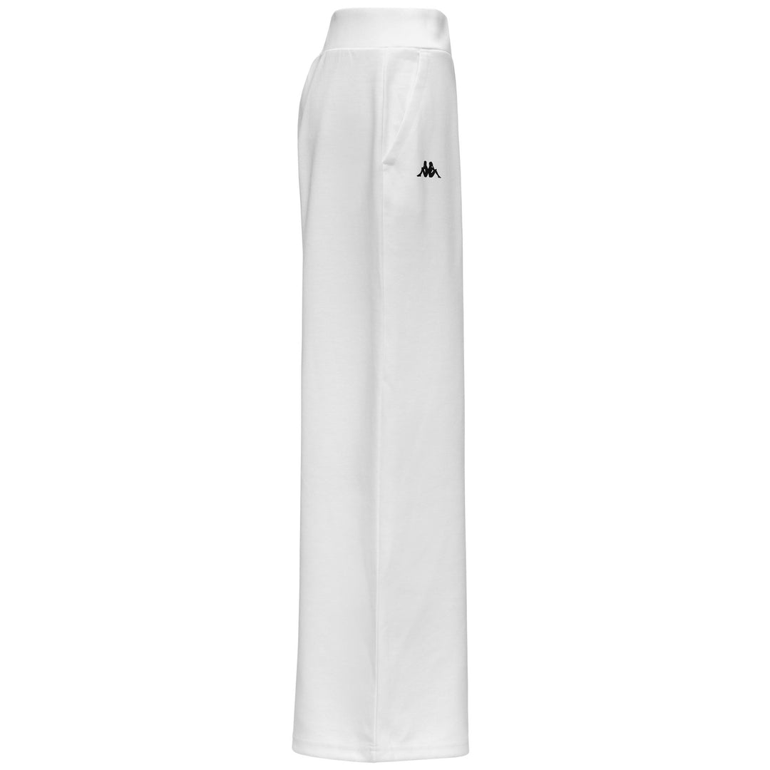 White Women's Regular Fit Sport Trousers in Interlock Fabric main