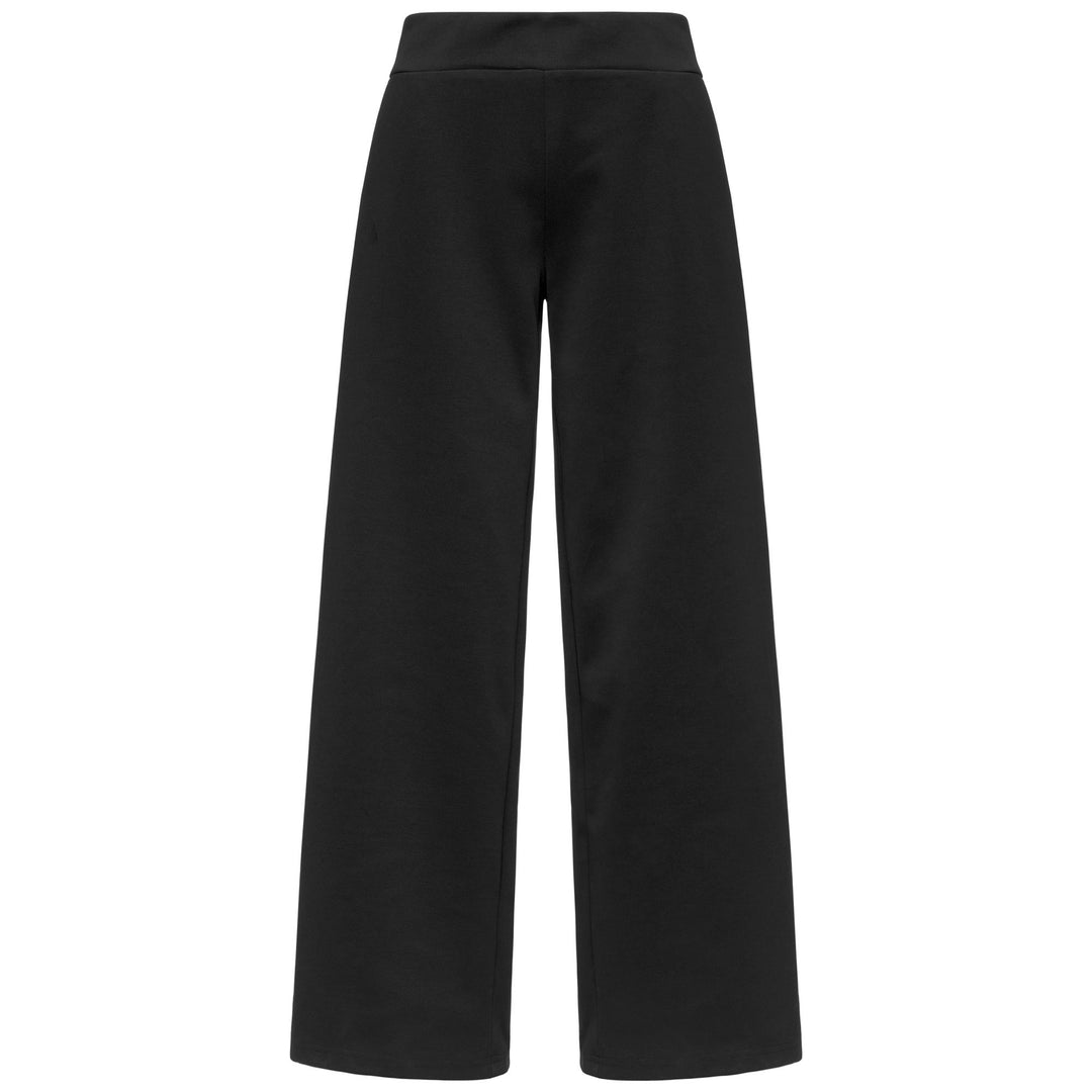 Black Women's Regular Fit Sport Trousers in Interlock Fabric 01