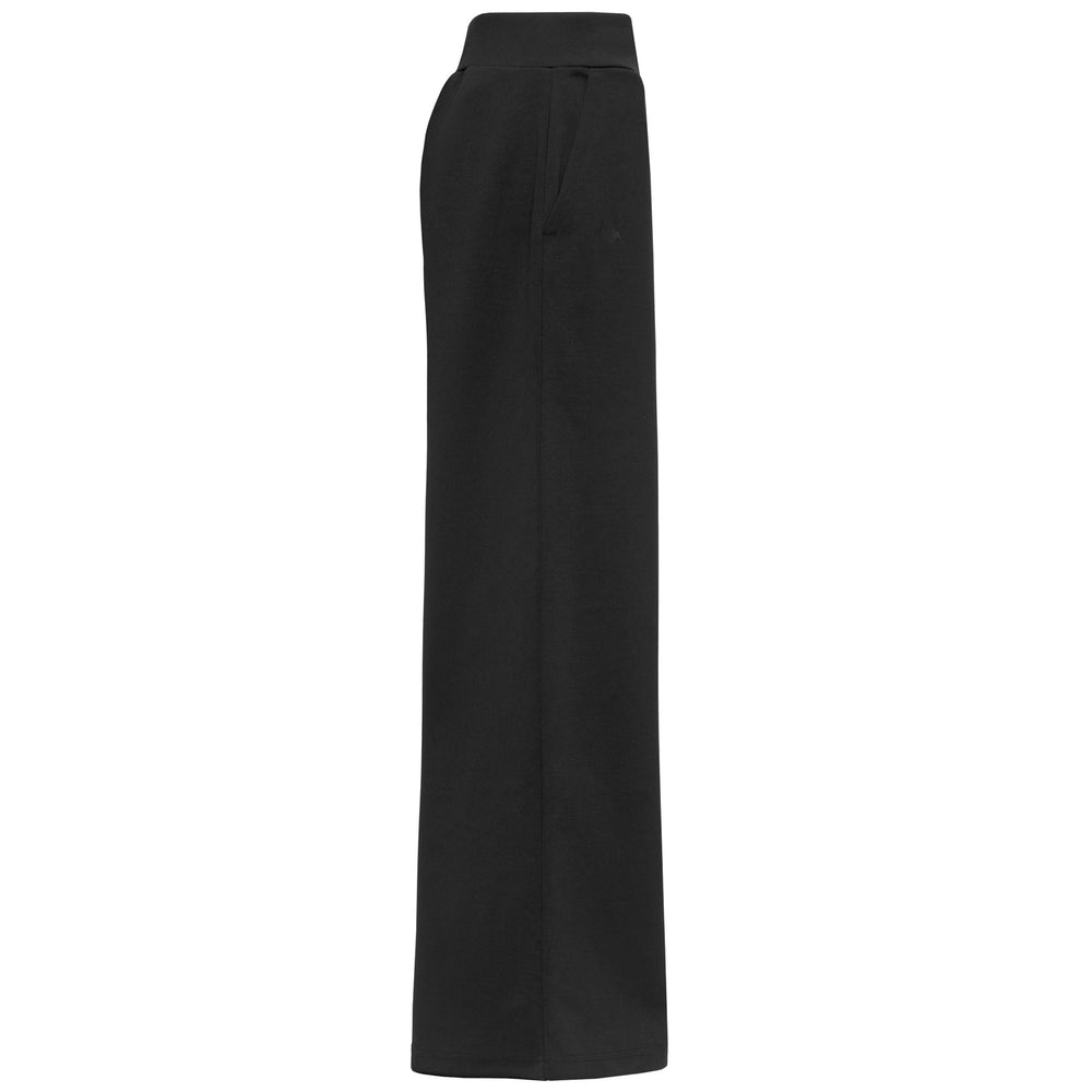 Black Women's Regular Fit Sport Trousers in Interlock Fabric 02