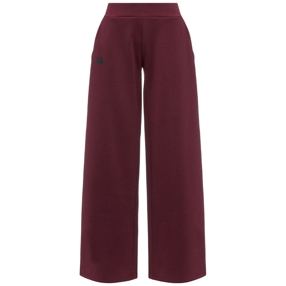 Red Women's Regular Fit Sport Trousers in Interlock Fabric 02