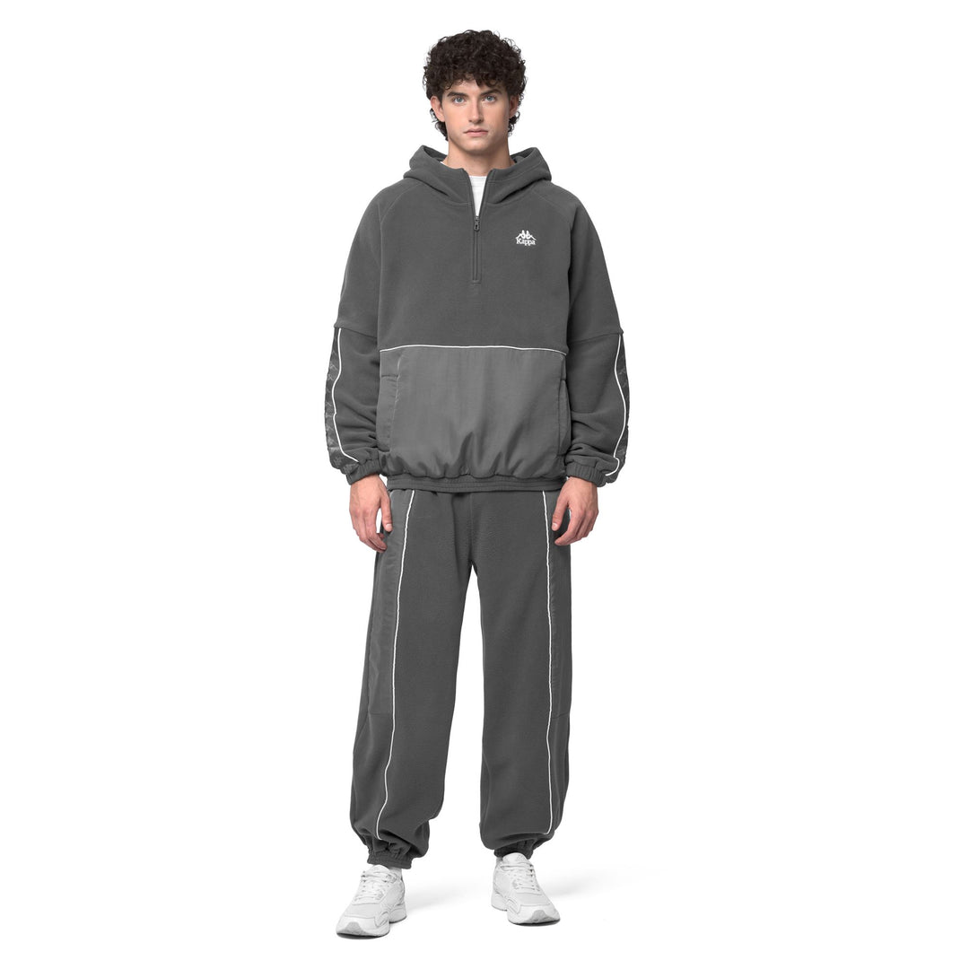 222 BANDA OTELLOS - Pantalon - Pantalons de sport - Homme - Grey Charcoal-White Natural main