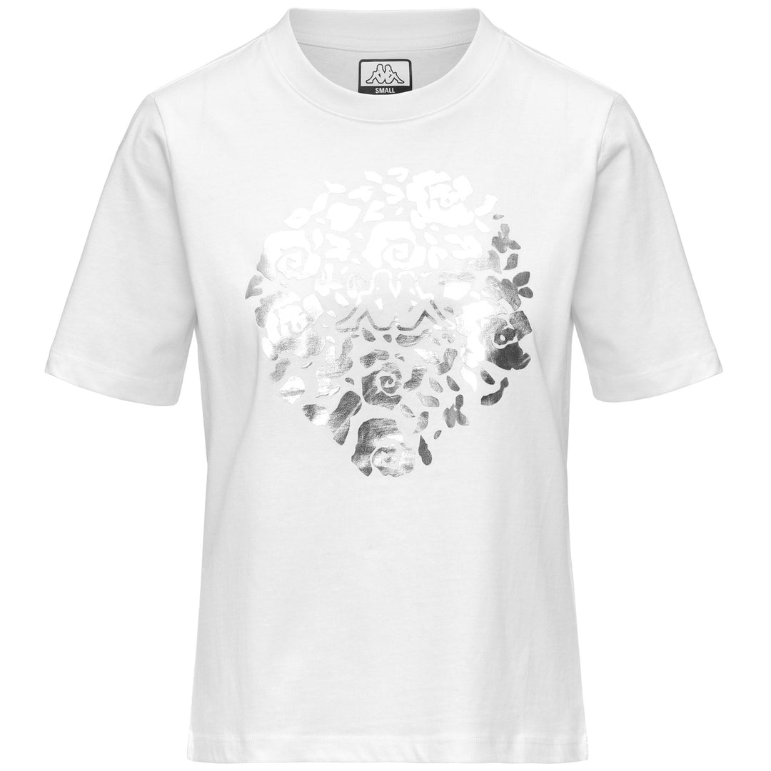 T-shirt de sport blanc pour femme, coupe classique 01
