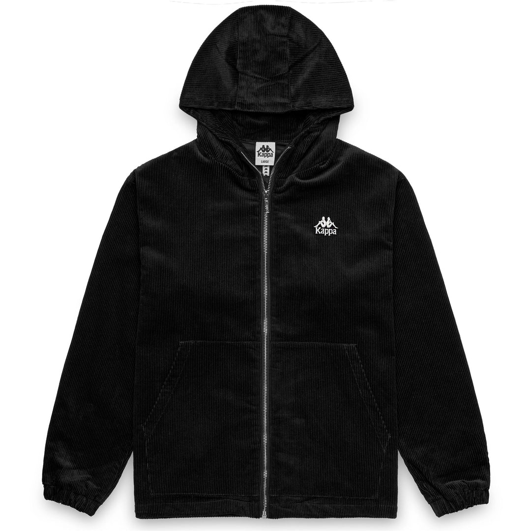 Men’s Black Corduroy Hoodie 01