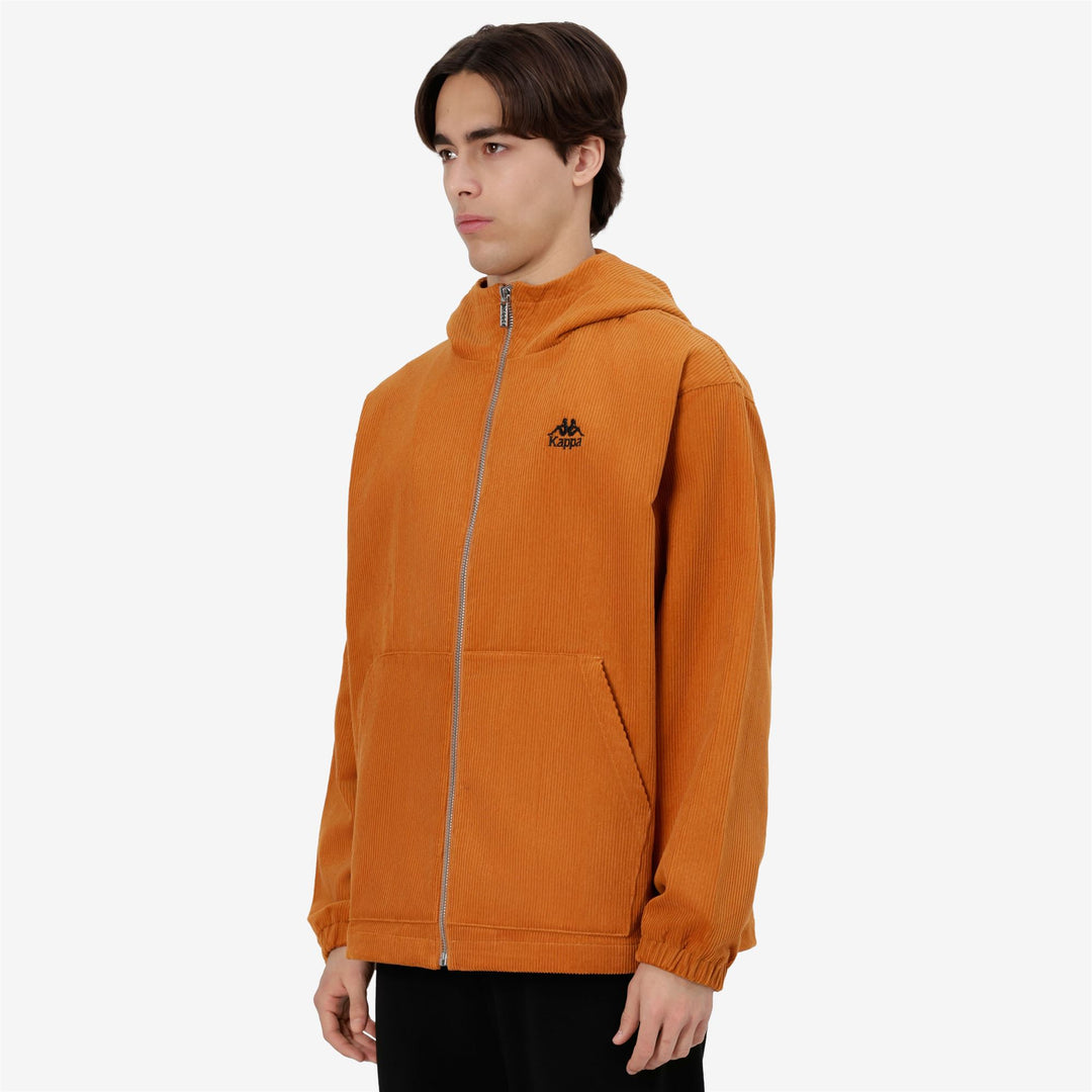 Men’s Brown Corduroy Hoodie main