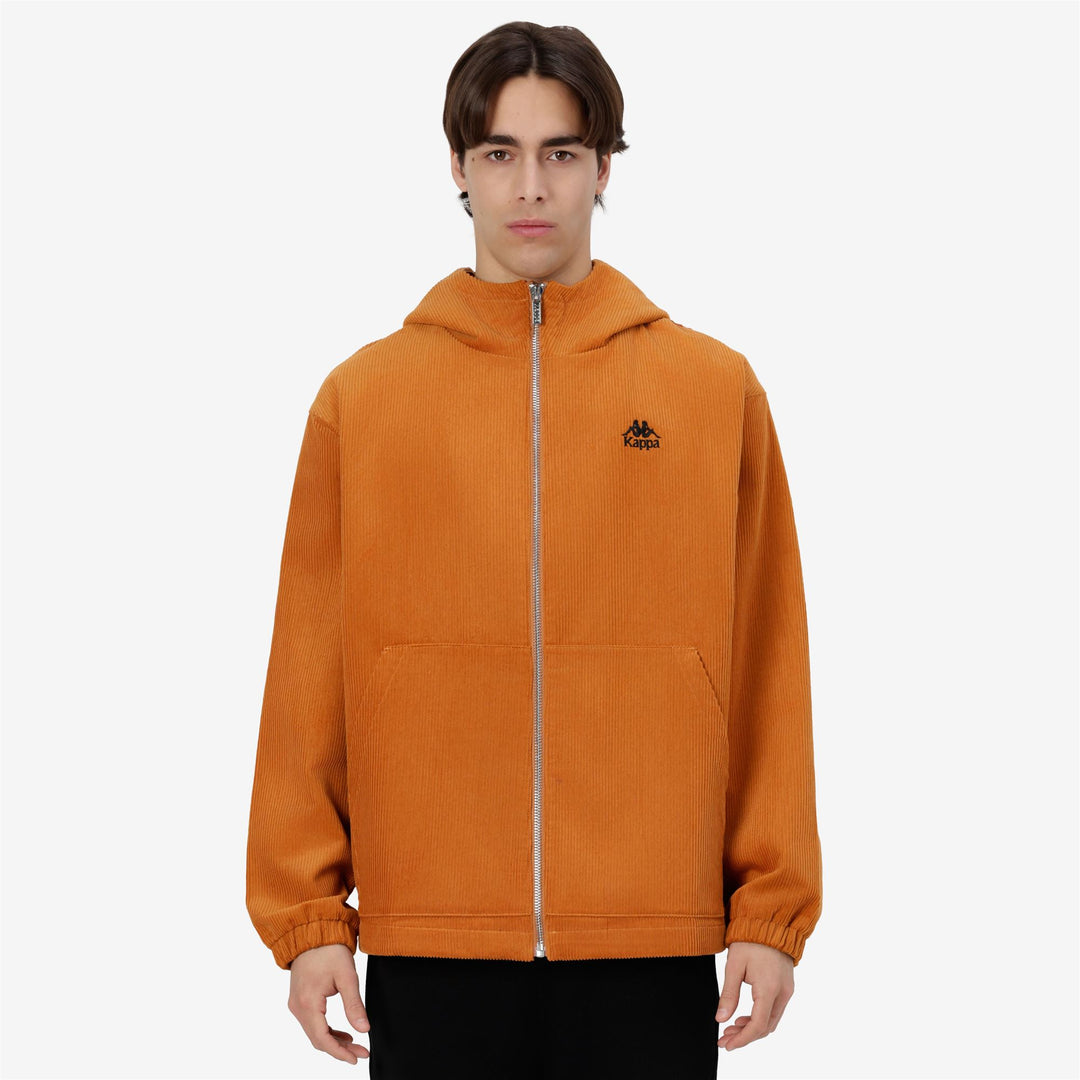 Men’s Brown Corduroy Hoodie main