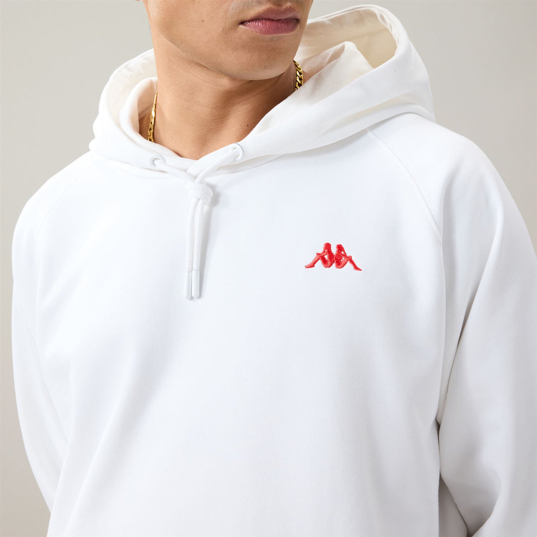 White Men's Oversize Sportswear Hoodie in French Terry main