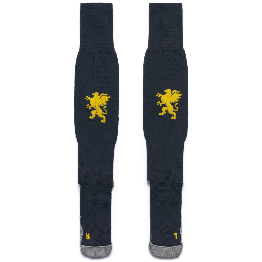 Grey Men's Knee High Sports Socks with Cushioning 02