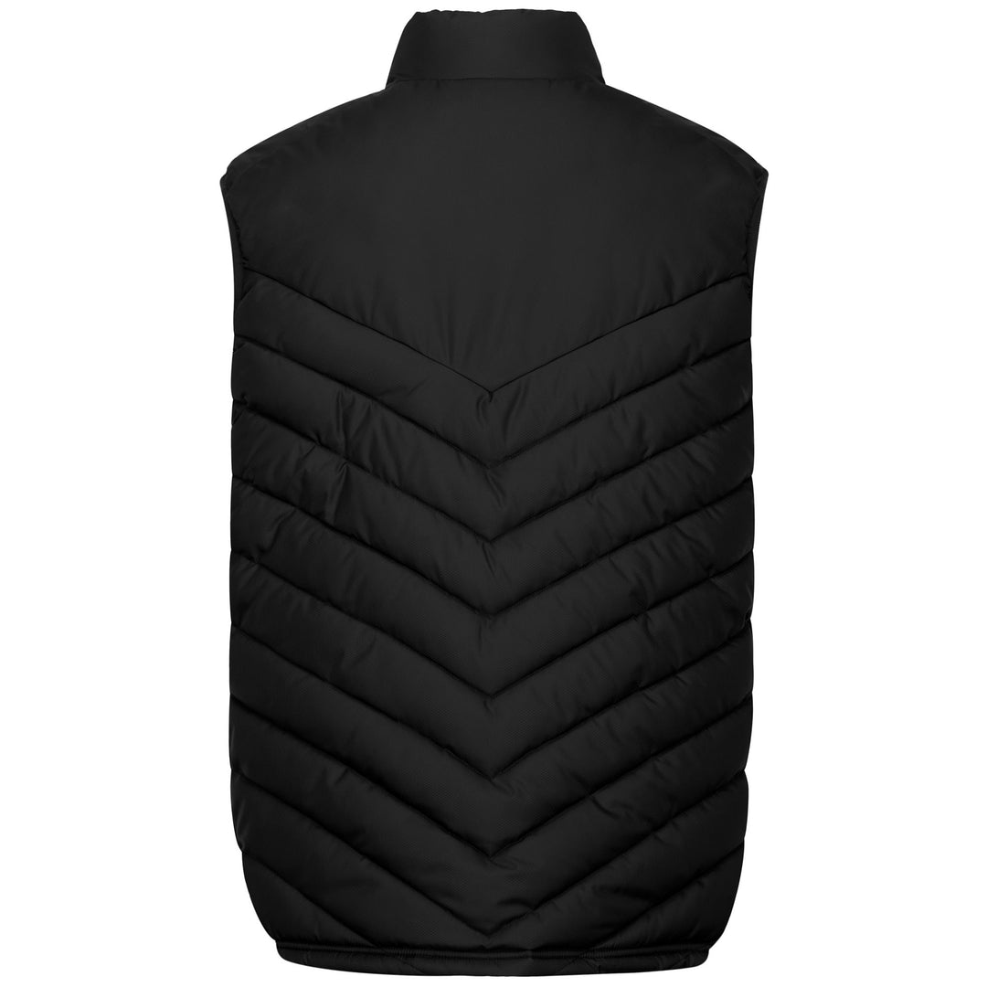 Black Men's Slim Fit Padded Vest for Training main