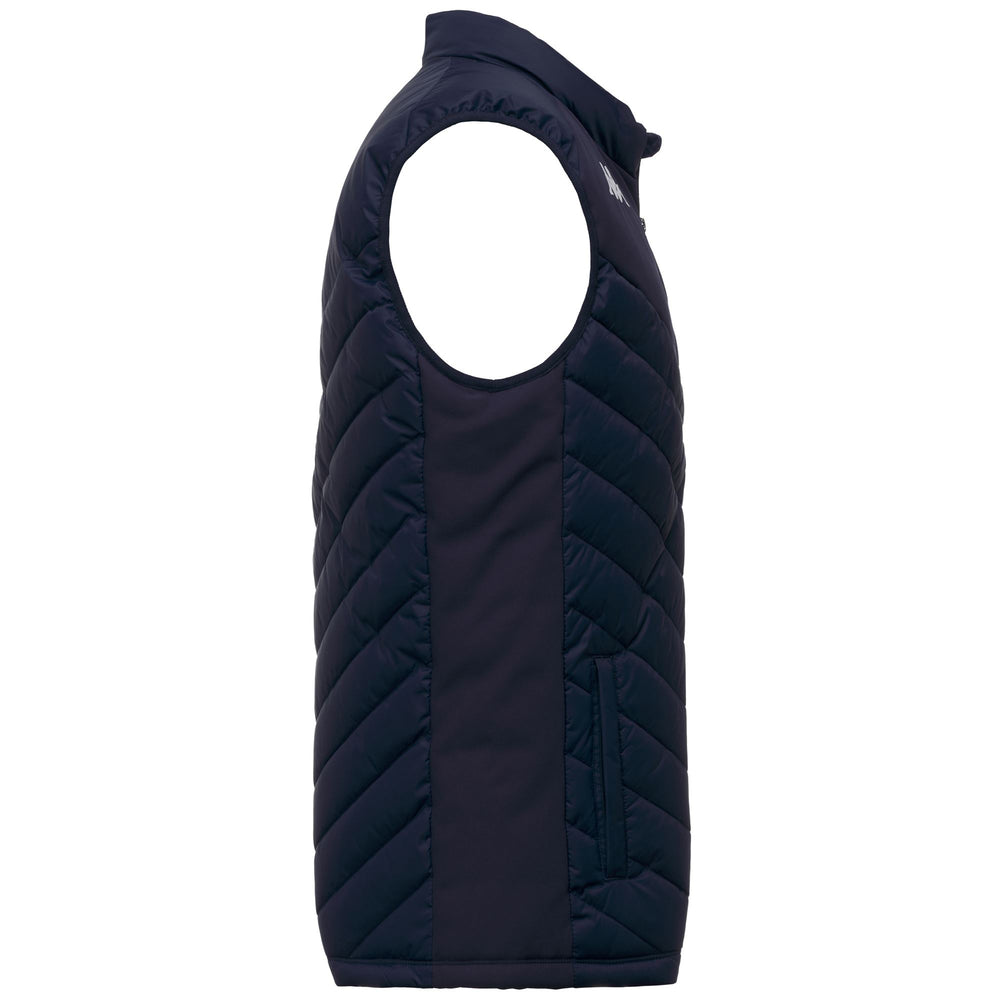 Blue Men's Slim Fit Padded Vest for Training 02