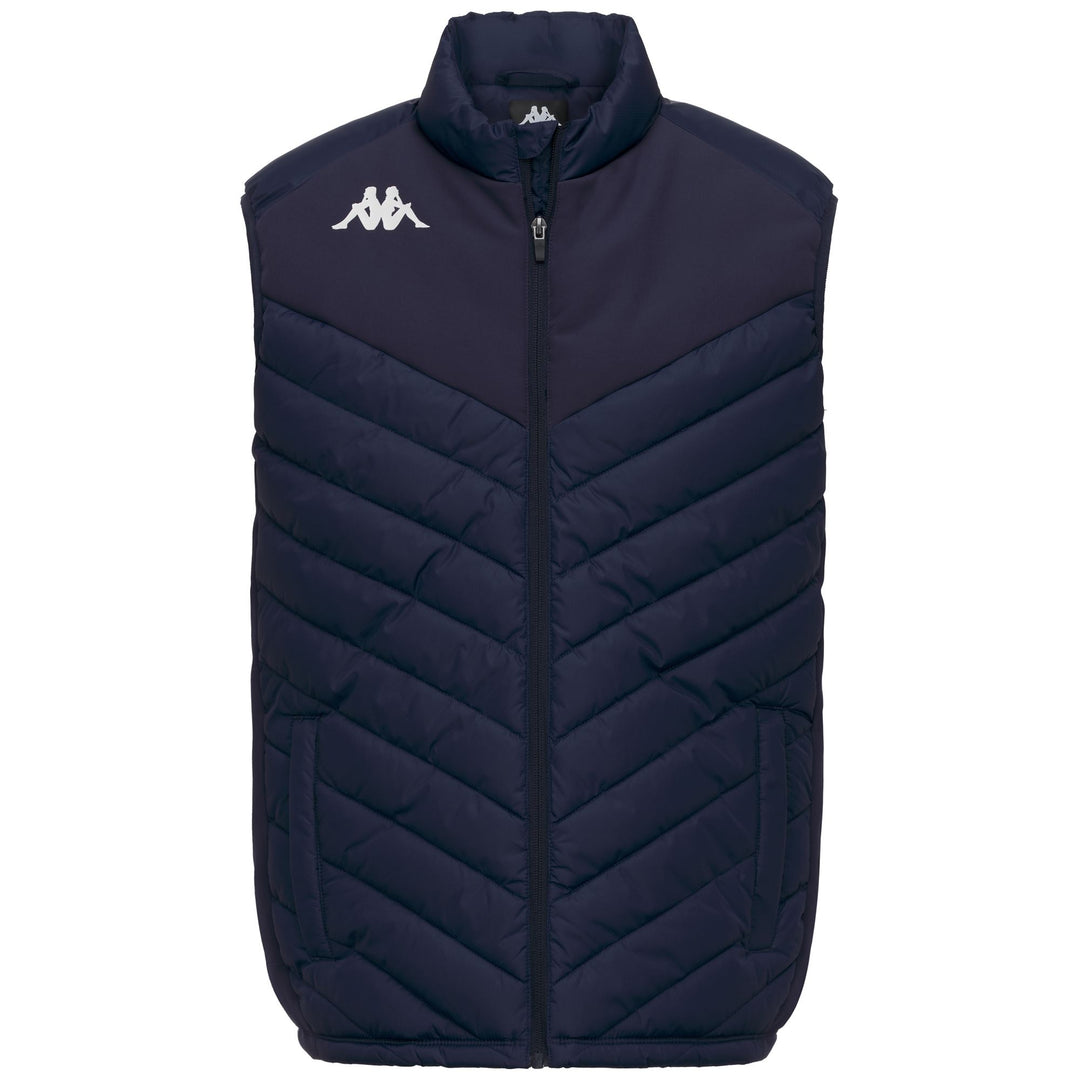Blue Men's Slim Fit Padded Vest for Training 01