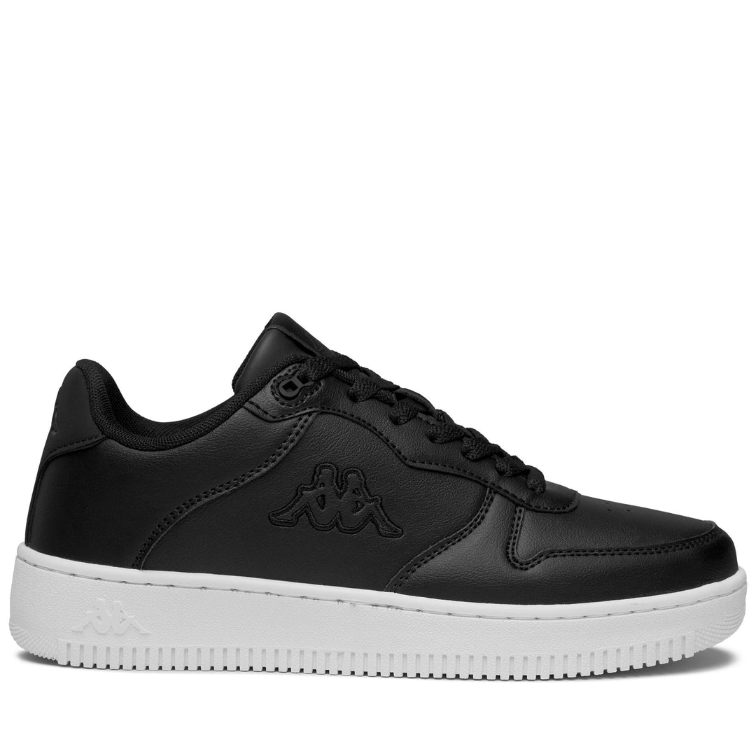 Baskets basses noires unisexes à tige synthétique main