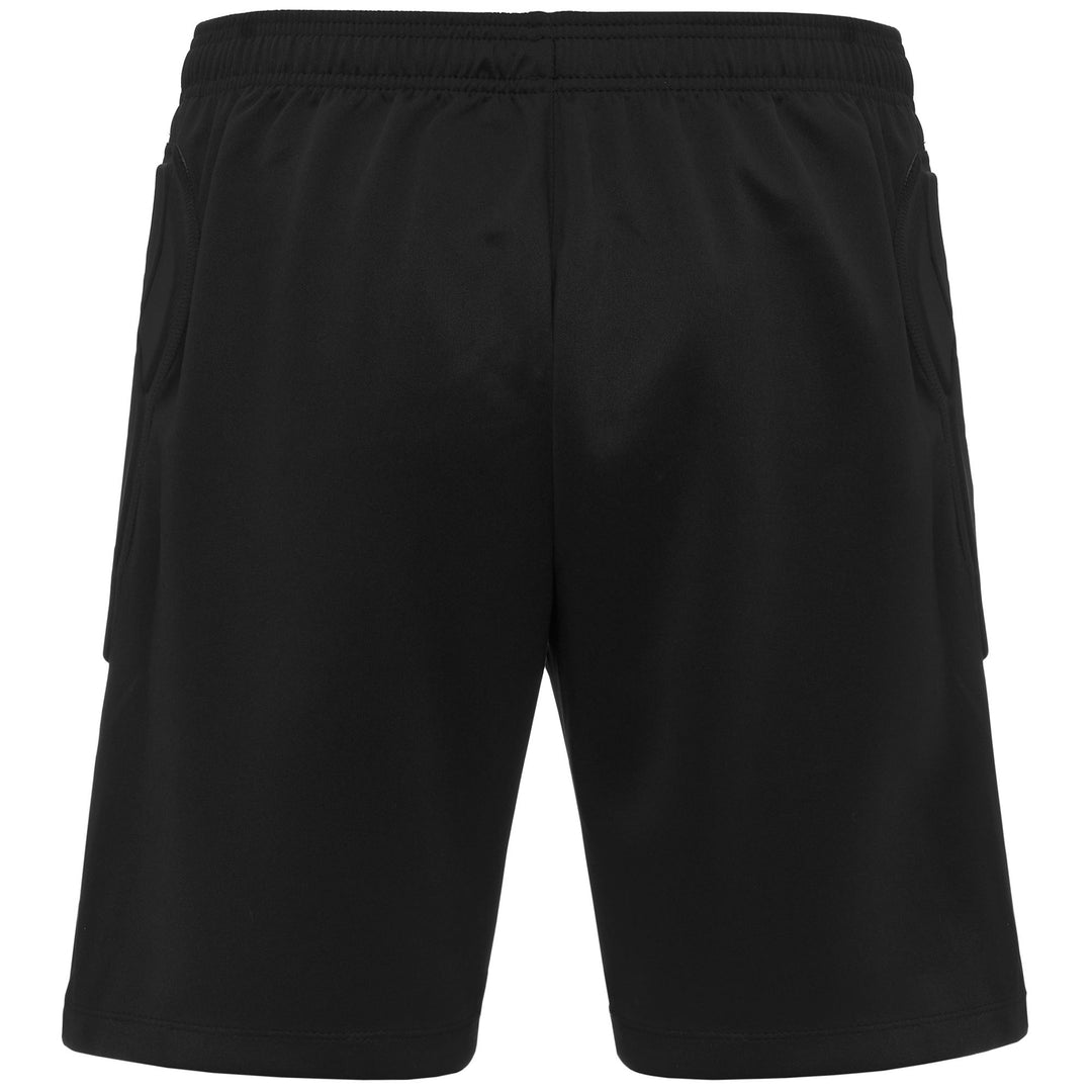Black Men's Goalkeeper Sport Shorts with Padded Sides main
