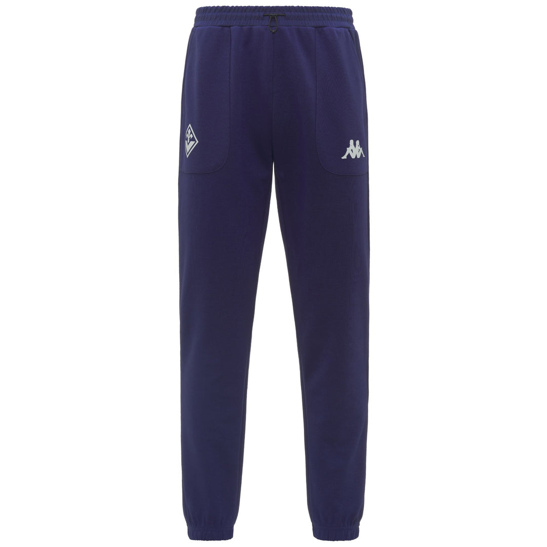 Pantalon de football ACF Fiorentina bleu pour homme, coupe slim, en tissu recyclé 01