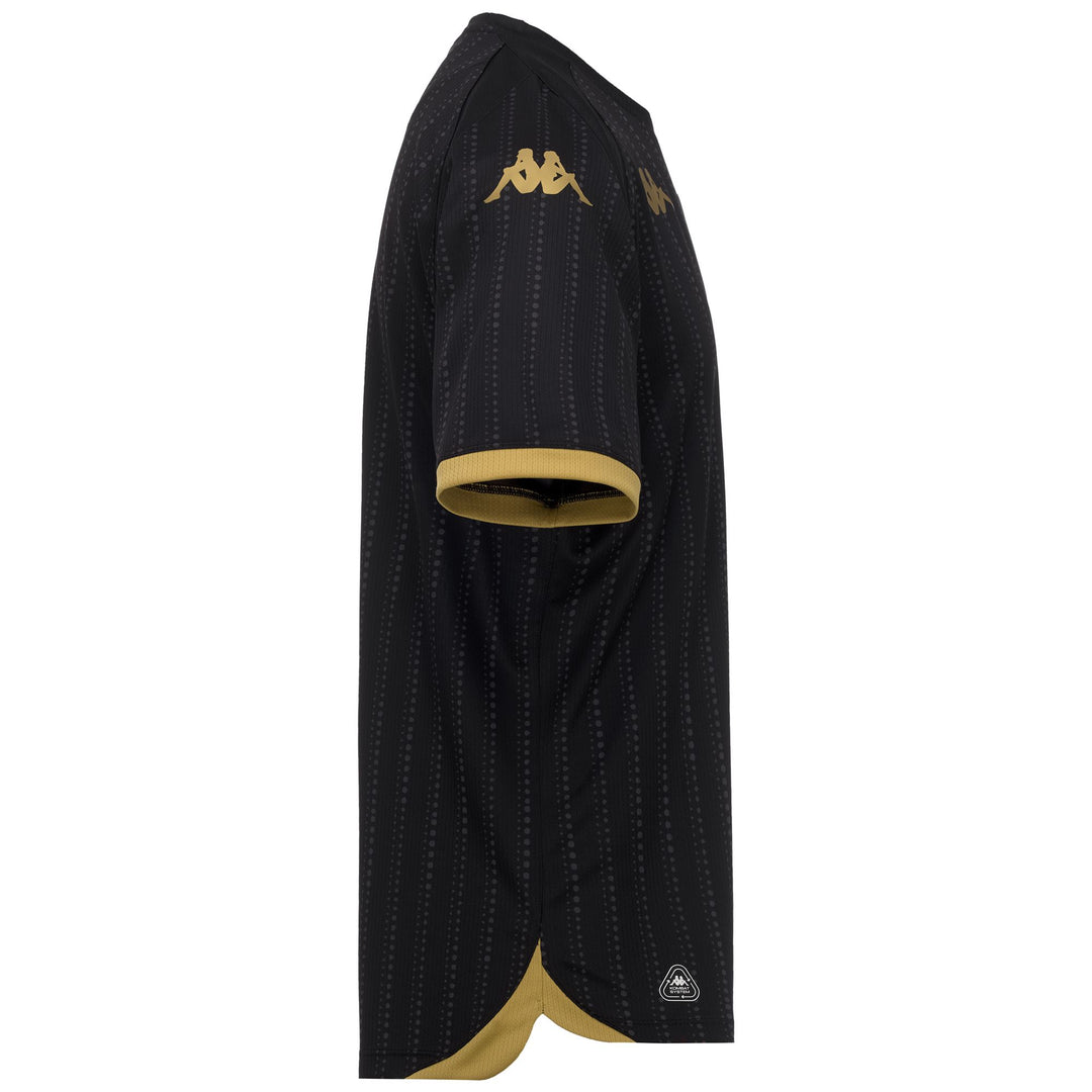 KOMBAT 2027 AWAY SPEZIA - Active Jerseys - Chemise - Homme - Black-Yellow Gold Rich main