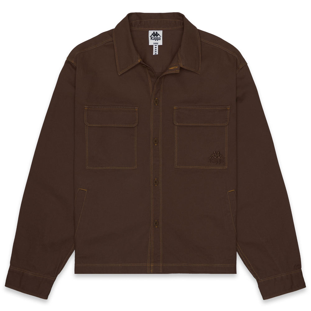 AUTHENTIC  OLIVIO - Overshirts - Overshirts - Man - Brown Castagna 02