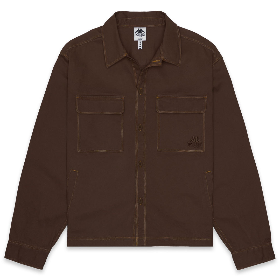 AUTHENTIC  OLIVIO - Surchemises - Surchemises - Homme - Brown Castagna main